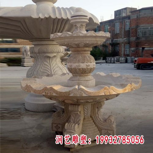 石雕艺术与活水之韵 惠州大型石雕塑喷泉订制与加工全解析