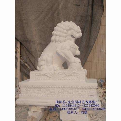 石雕艺术 狮子与麒麟的加工工艺与文化意蕴